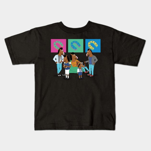 Group of Bojacks Kids T-Shirt by InsomniackDesigns